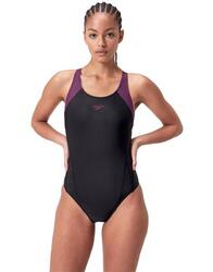Maillot de bain Speedo Hyperboom Splice Racerback Noir/Violet