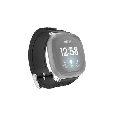 HAMA Armband für Fitbit Versa 3/Sense. in Schwarz