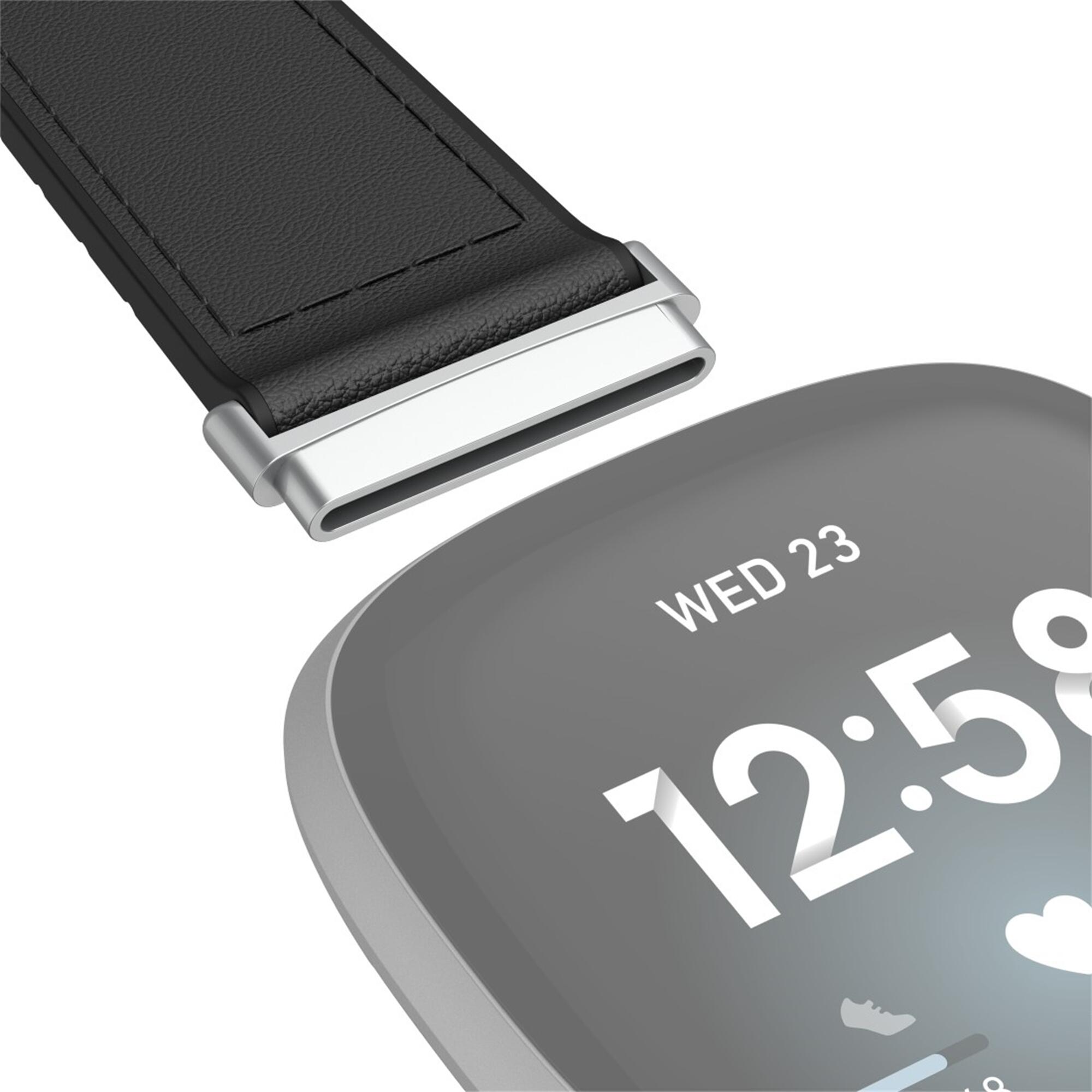 HAMA Armband für Fitbit Versa 3/Sense, in Schwarz 4/5
