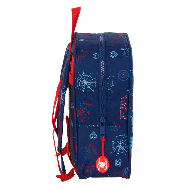 Mochila Infantil Spider-Man Neon Azul marino