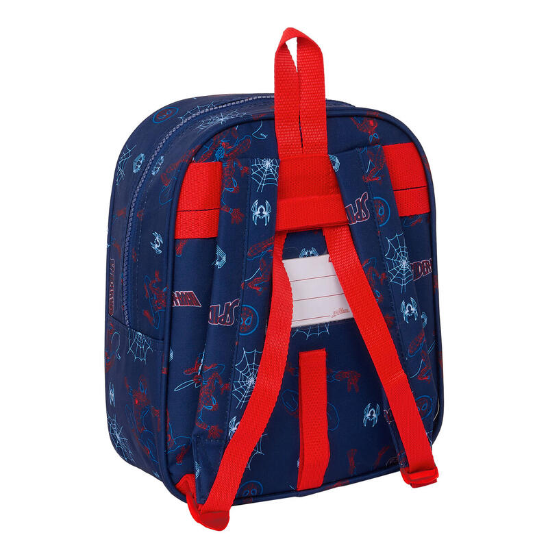 Mochila Infantil Spider-Man Neon Azul marino