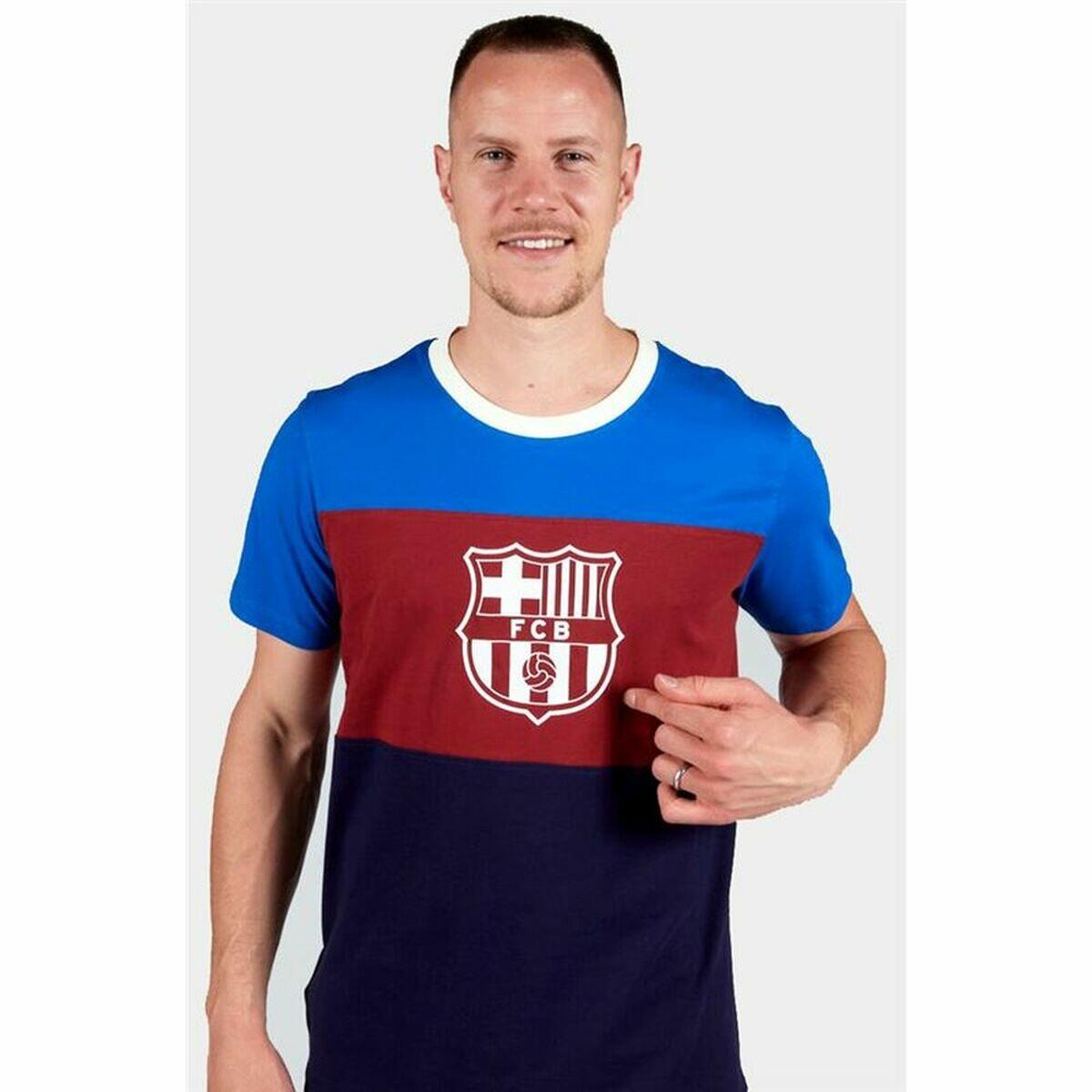Camiseta de Fútbol de Manga Corta Hombre F.C. Barcelona Azul 3/5