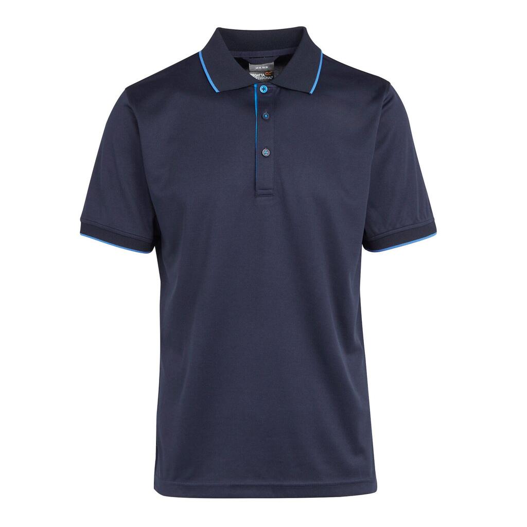 Mens ShortSleeved Polo Shirt (Navy/French Navy)