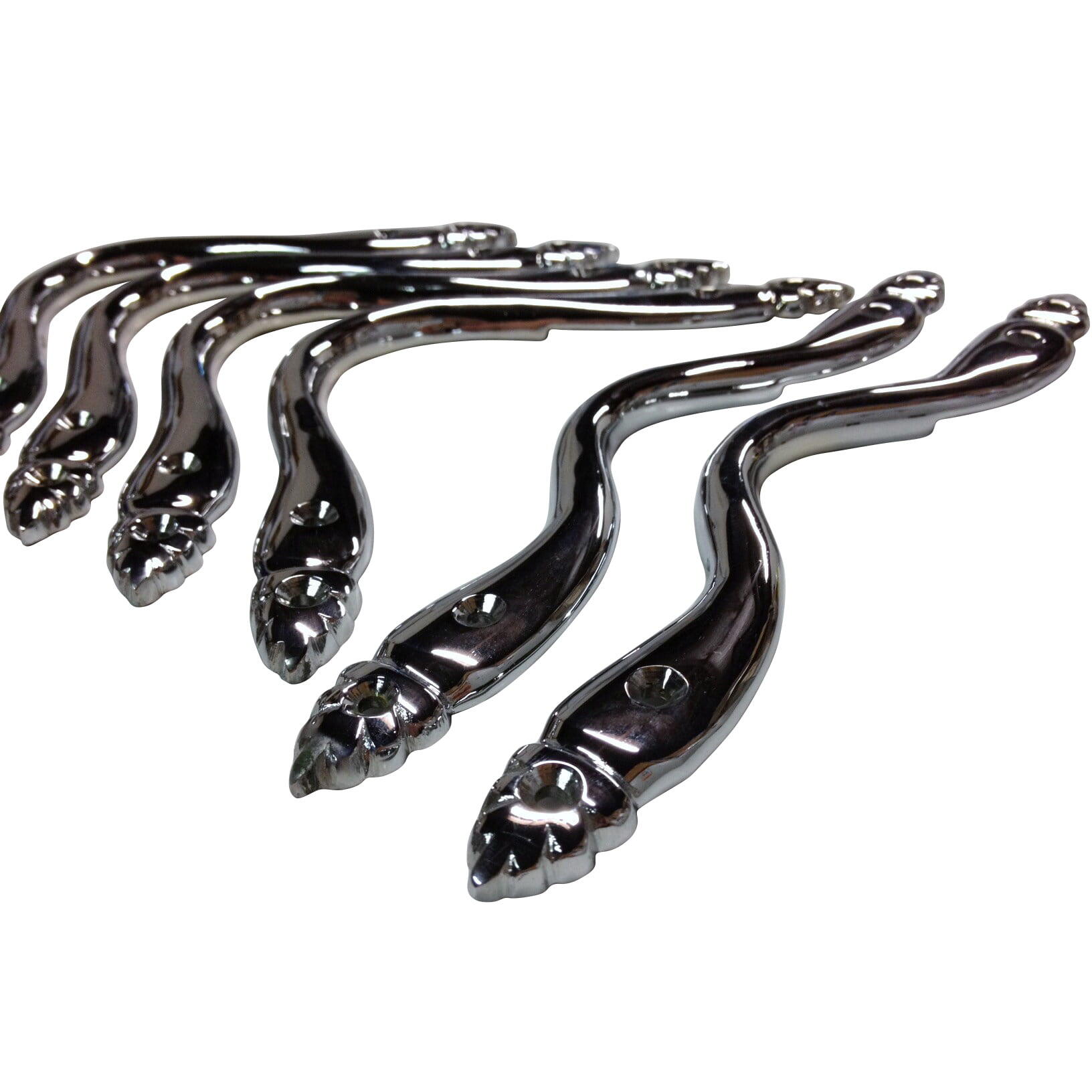 Quality Pool Snooker Billiard Table Medium Pocket Brackets Chrome Arrow Head