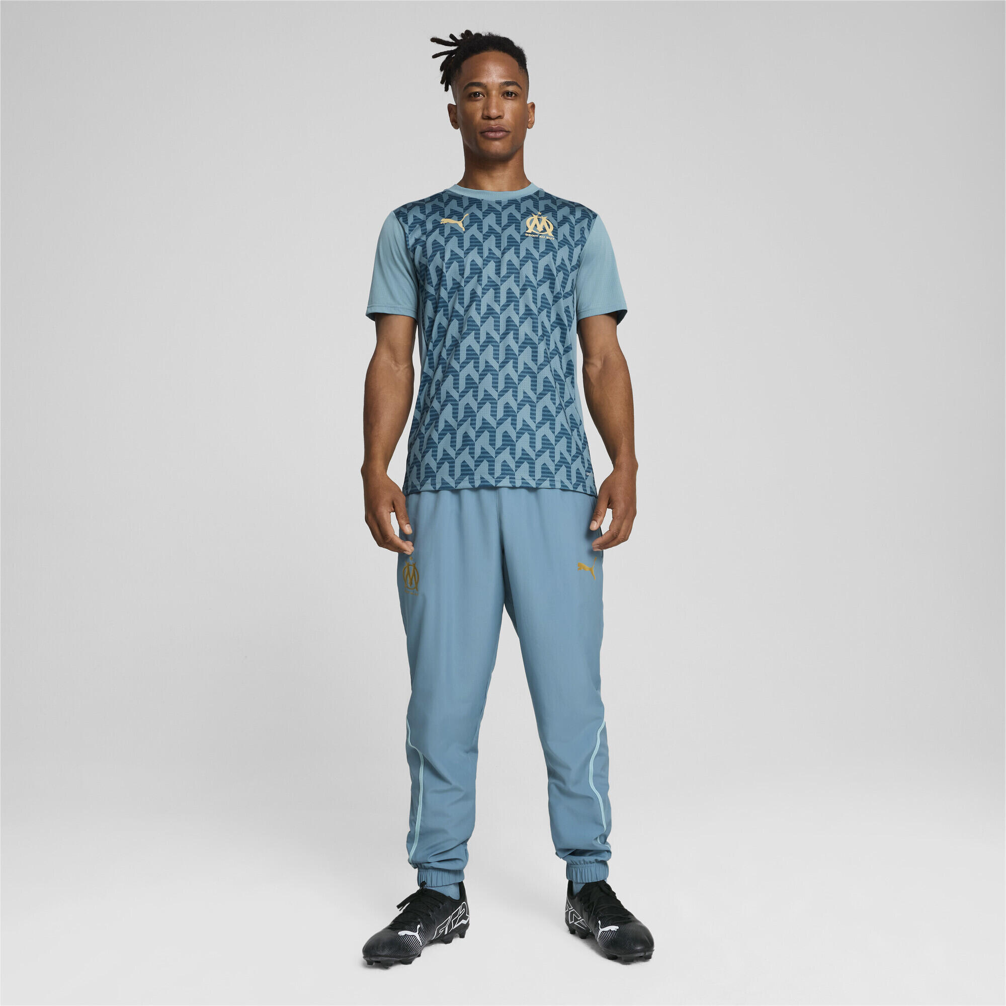 Olympique de Marseille Pre-match Short Sleeve Jersey Men PUMA 6/7