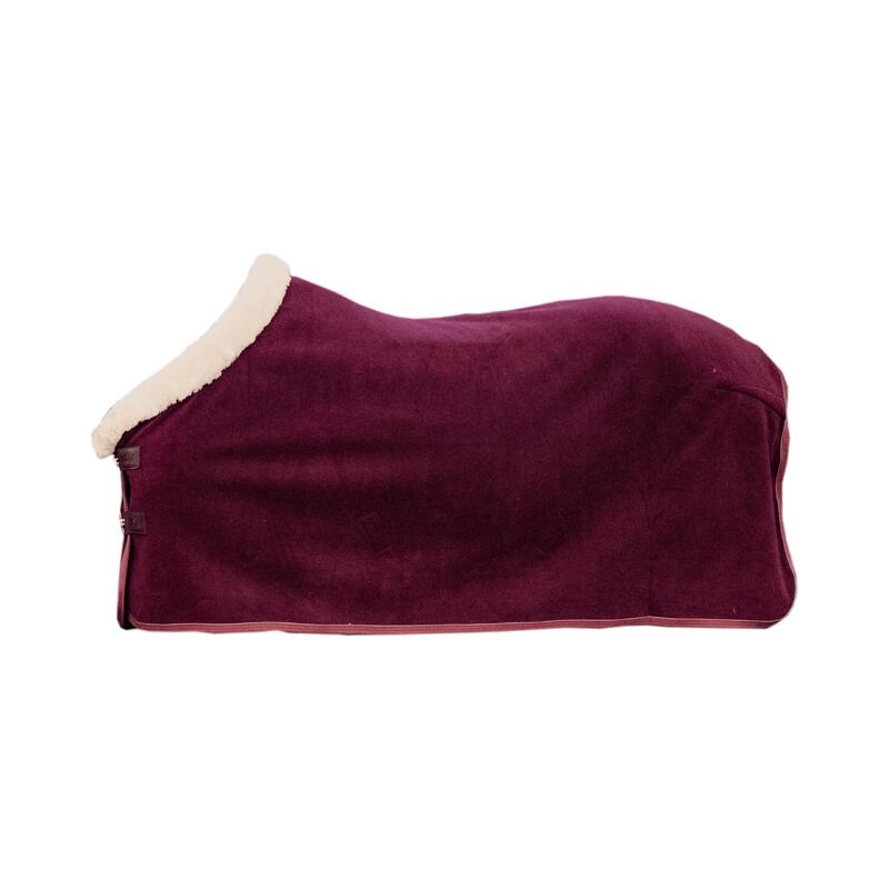 Zweetdeken show fleece 'heavy' bordeaux 125-5'9