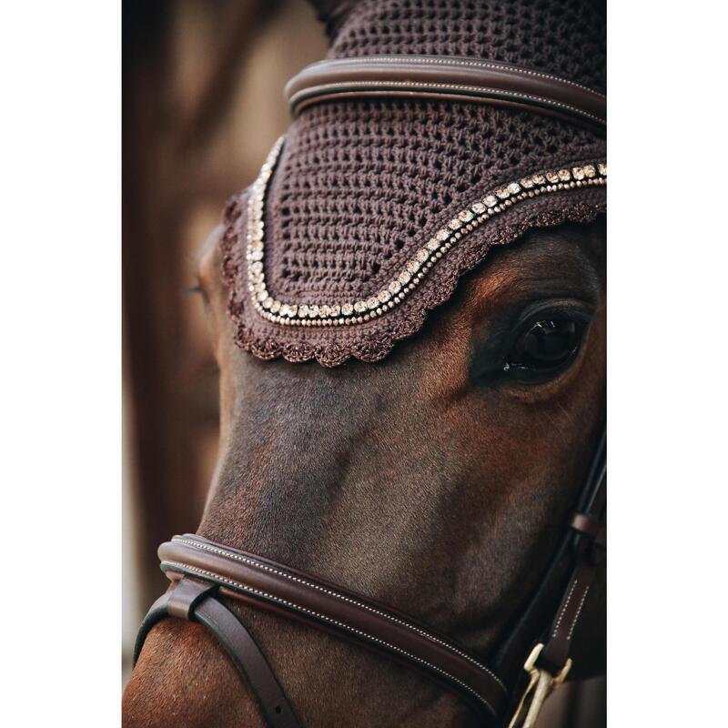 Kentucky Horsewear - Wellington Oornetje - Stone & Pearl - Donker Bruin - Cob