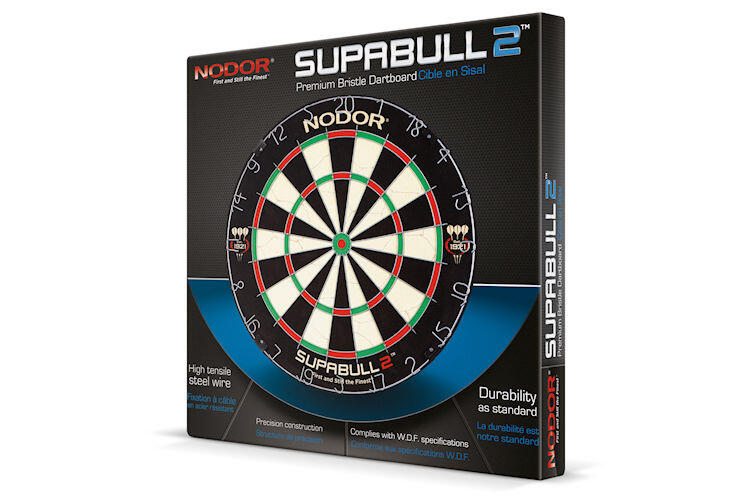 NODOR Supabull 2 Premium Bristle Dart Board