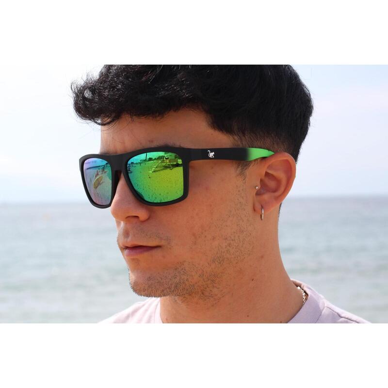 Gafas de Sol surf adulto Polarizadas UV400 Anti Sal Surf Monkey Flotantes negro