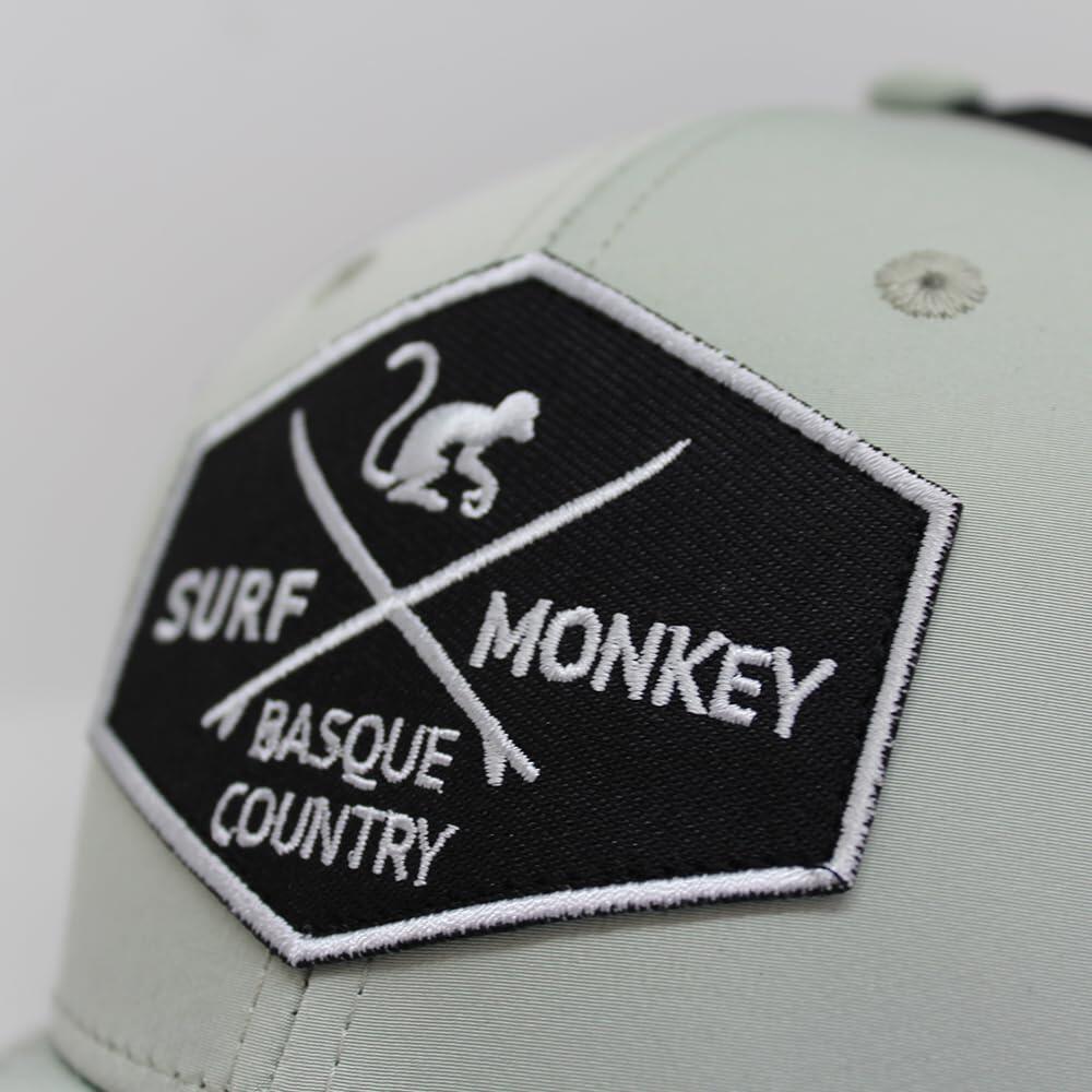 Casquette trucker de montagne et trekking – résistante à l’eau (Vert citron) 2/6