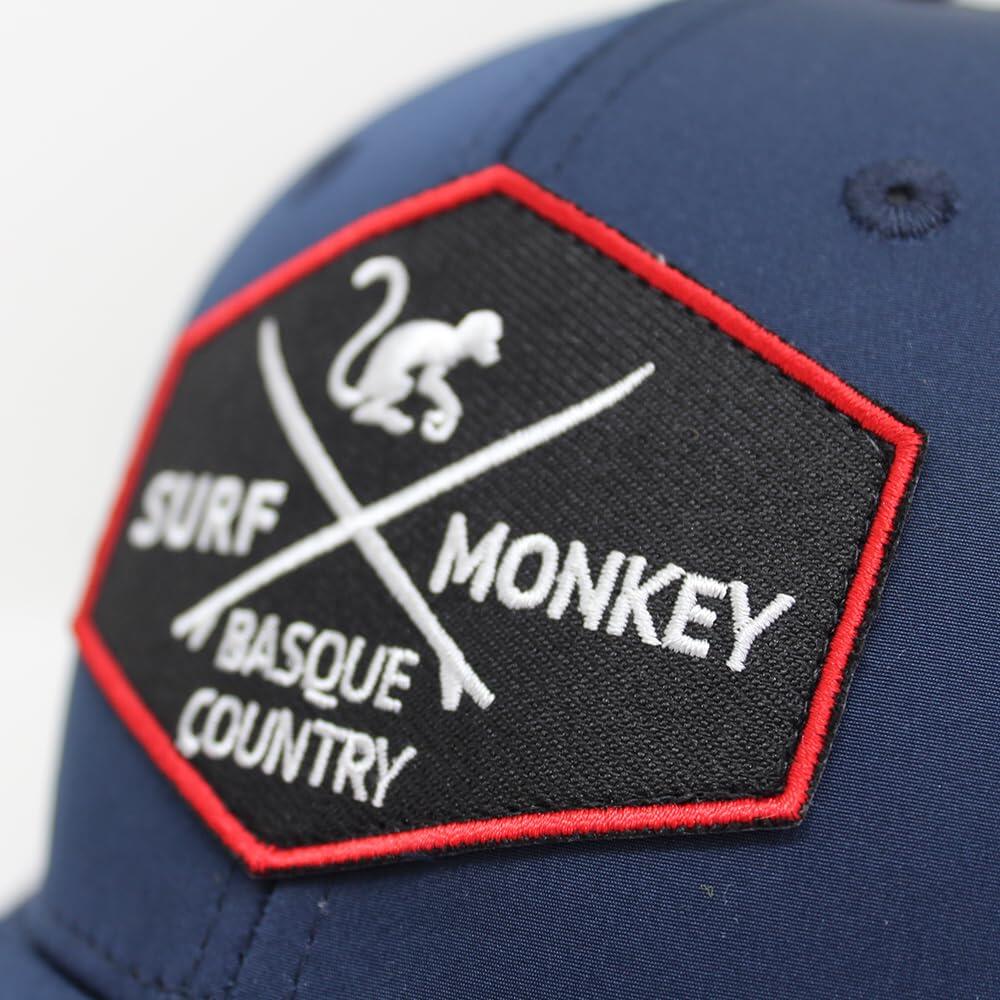 Casquette trucker de montagne et trekking – Dry-Tech – résistante à l’eau (Bleu) 2/3