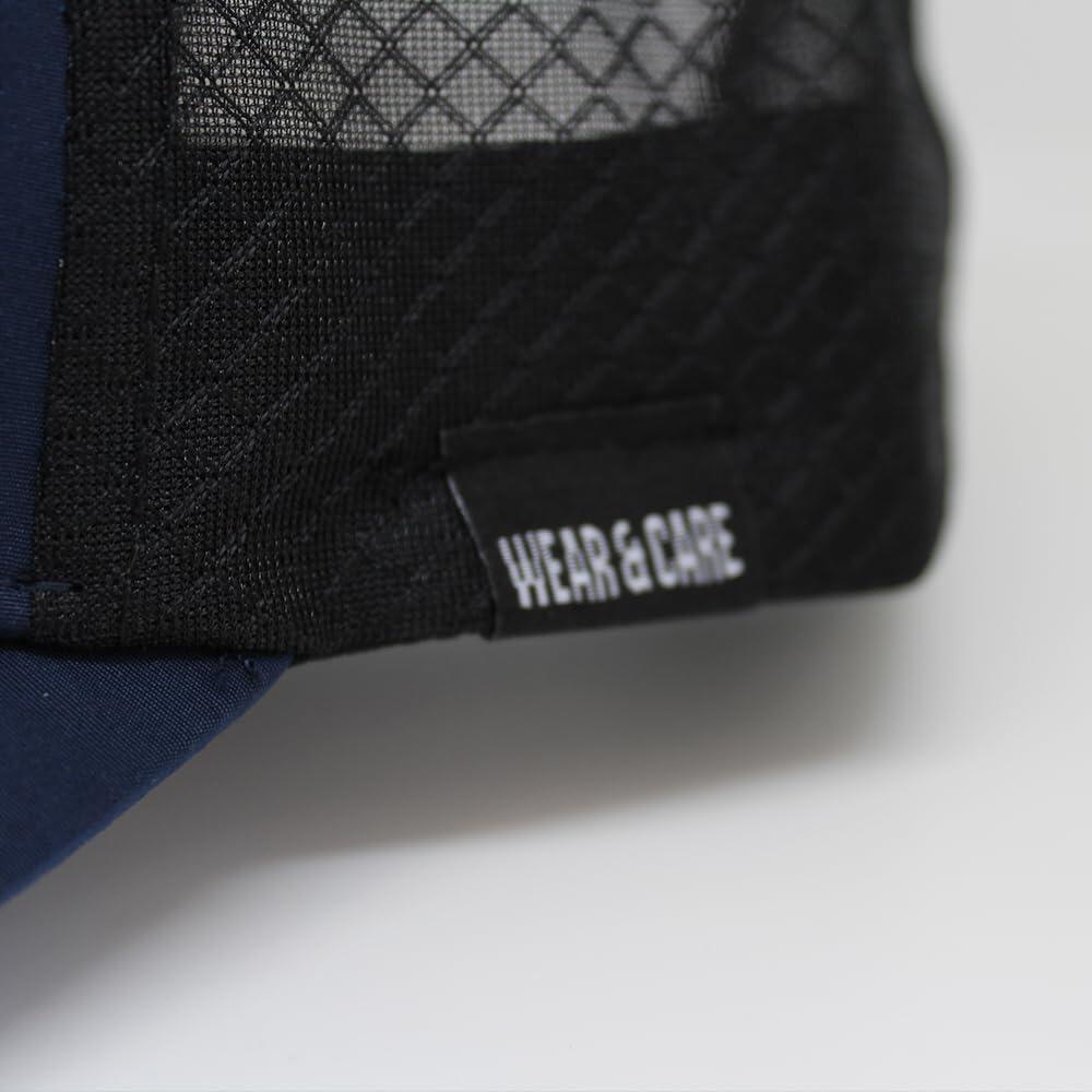 Casquette trucker de montagne et trekking – Dry-Tech – résistante à l’eau (Bleu) 3/3