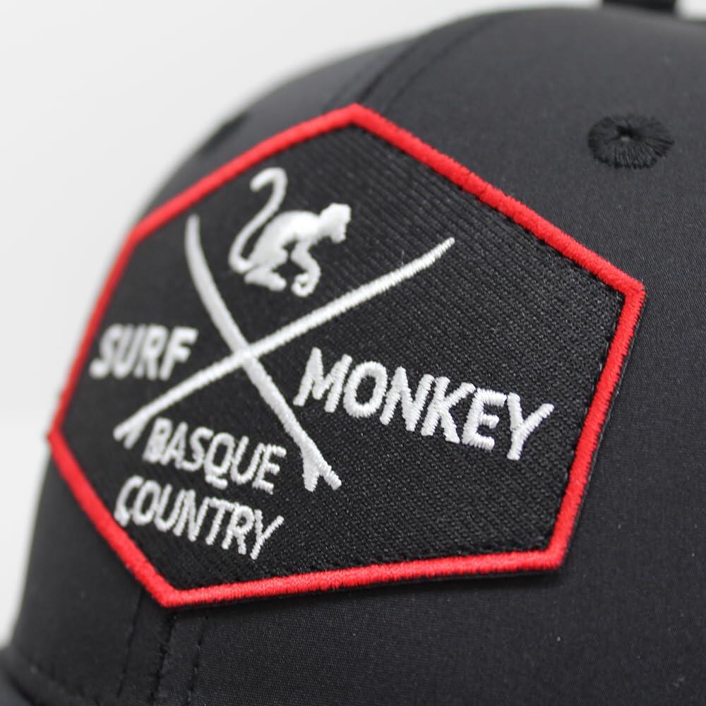 Casquette trucker de montagne et trekking – Dry-Tech – résistante à l’eau (Noir) 2/3