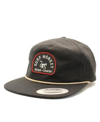 Trucker cap - flat visor - ritssluiting / volwassene / one size (zwart)