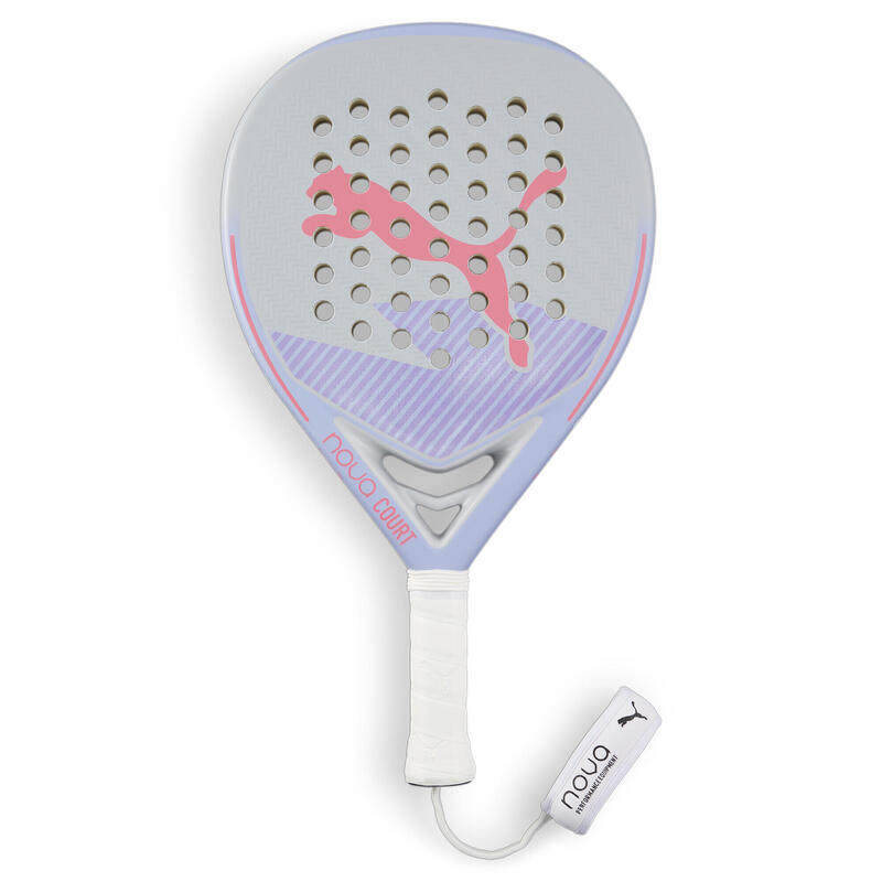 Pala de pádel NOVA PUMA Silver Mist Vivid Violet Poison Pink Gray Purple