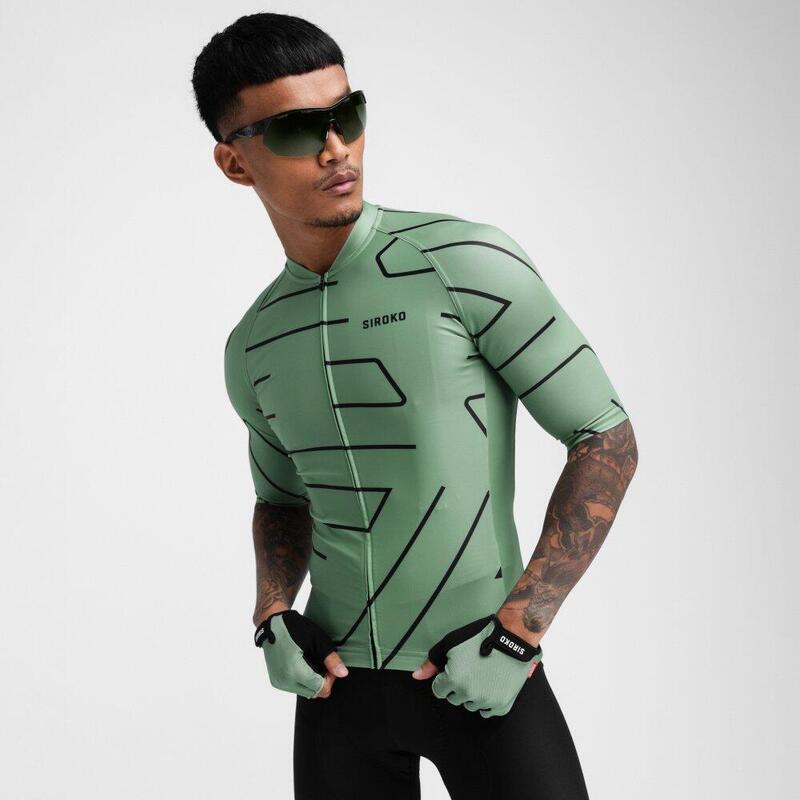 Maillot de manga corta hombre ciclismo M2 Threads SIROKO Verde