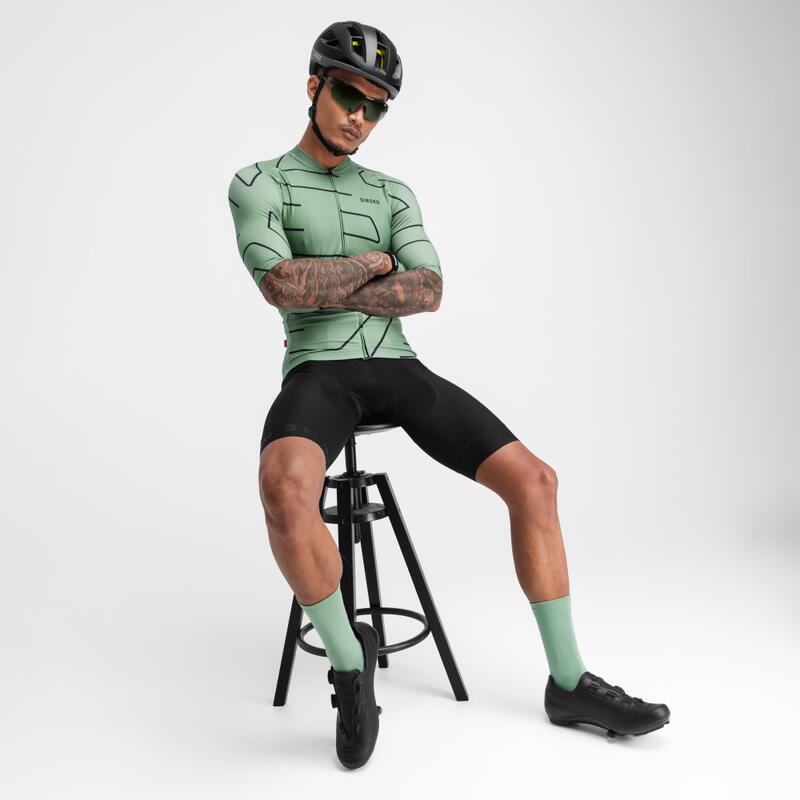 Maillot vélo manches courtes homme Cyclisme M2 Threads Vert