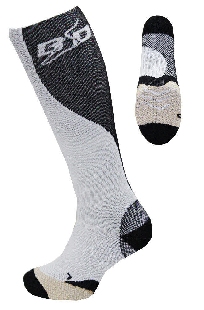 BOOTDOC SENSOVENE R9 Kompression black/white Laufsocken Jogging  Wandern Trekkking