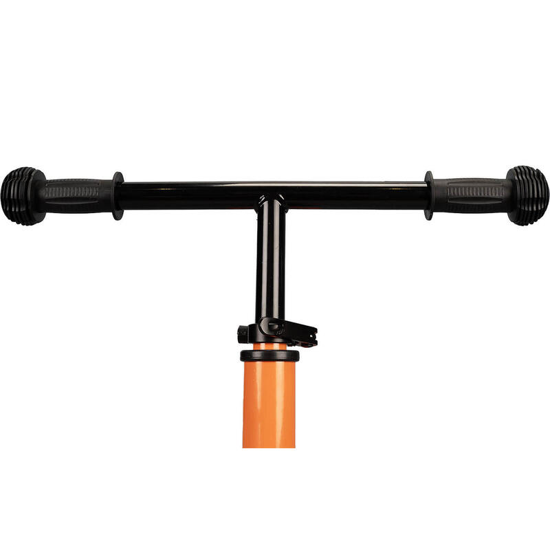 Bicicleta fara pedale Strike, cu roti luminoase de 12 inch, orange
