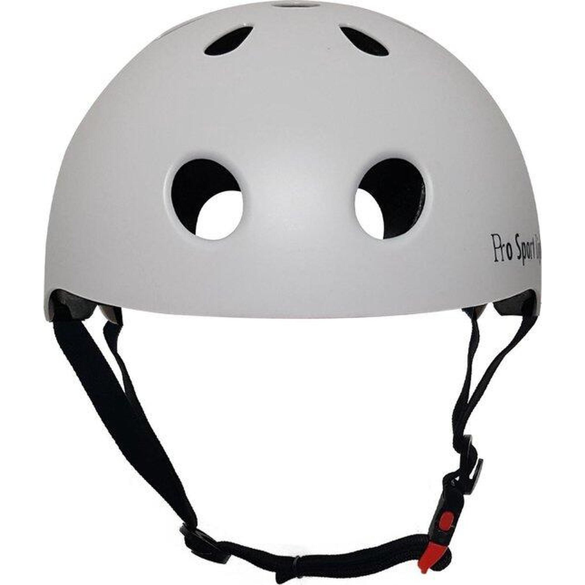 Casque de vélo pour enfants Skate - Blanc avec fleurs