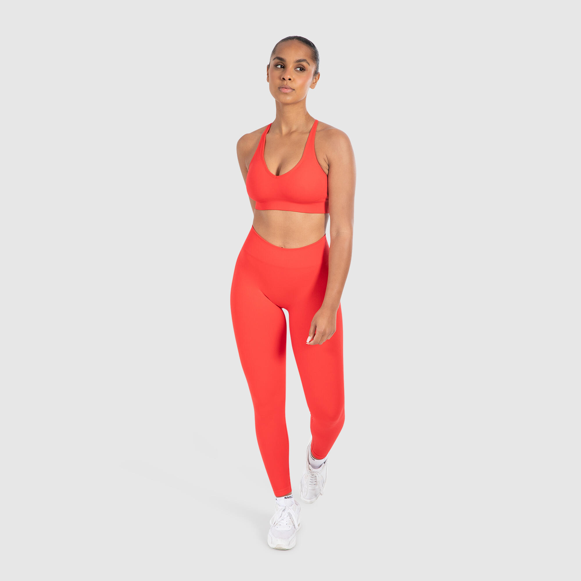 Damen Leggings Cetrina Scrunch Rot 3/6