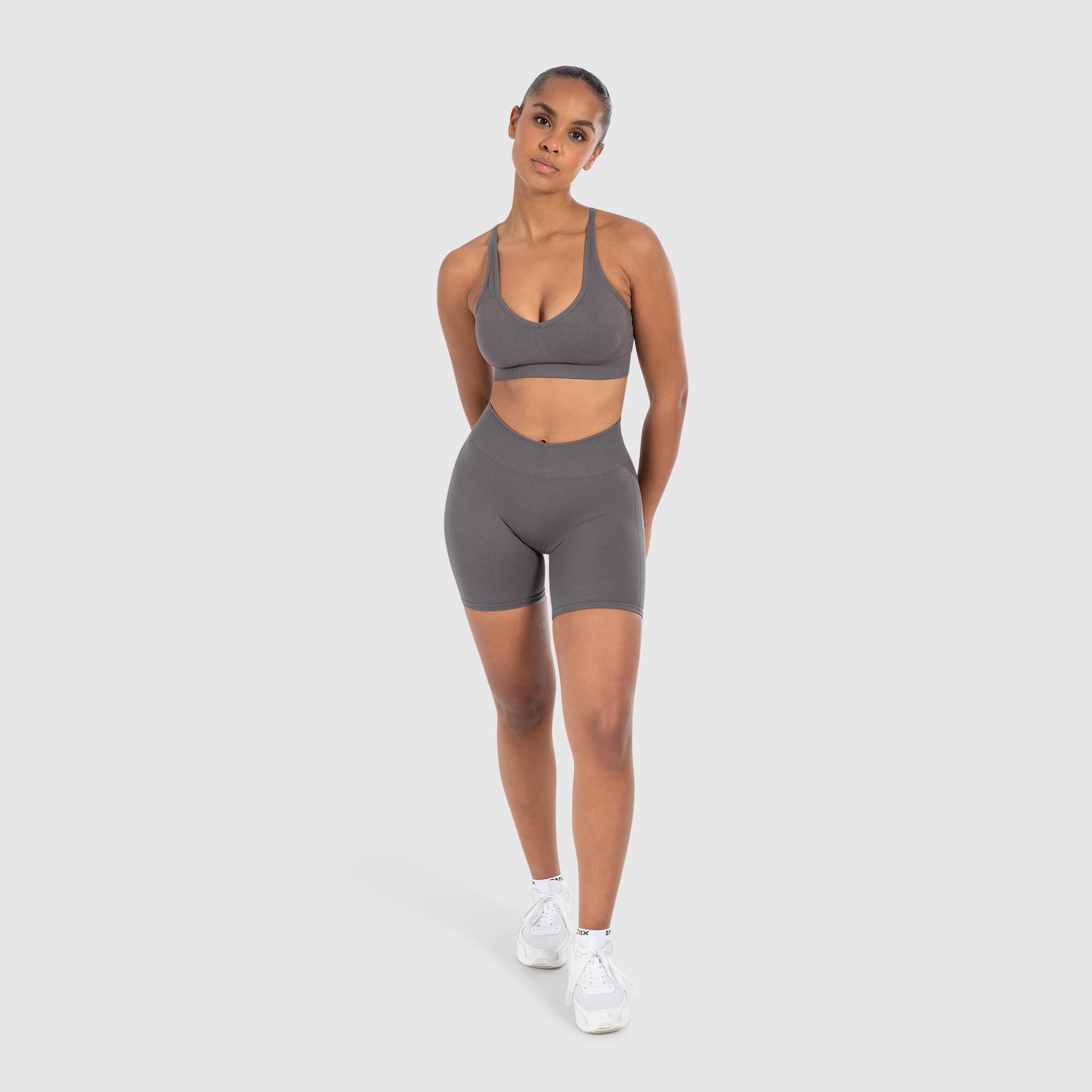 Damen Short Leggings Cetrina Anthrazit 3/6