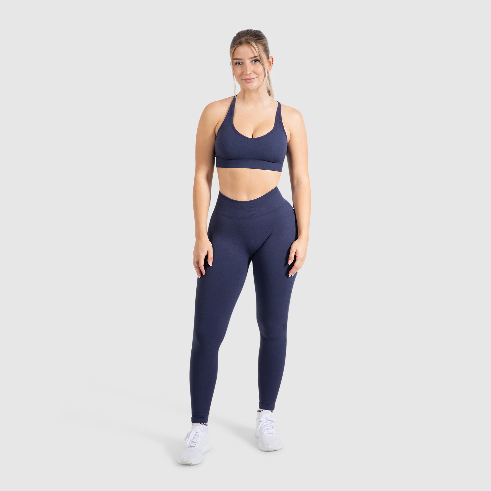 Damen Leggings Cetrina Scrunch Marineblau 3/5