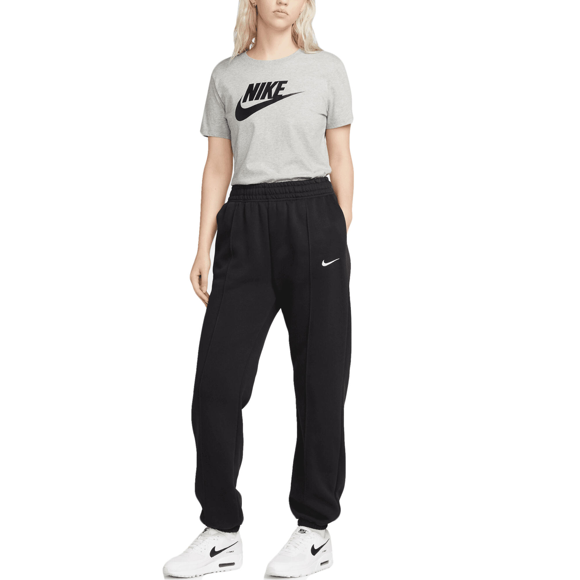 T-shirt Vrouw Nike Sportswear Club Essentials Zwart 5/5