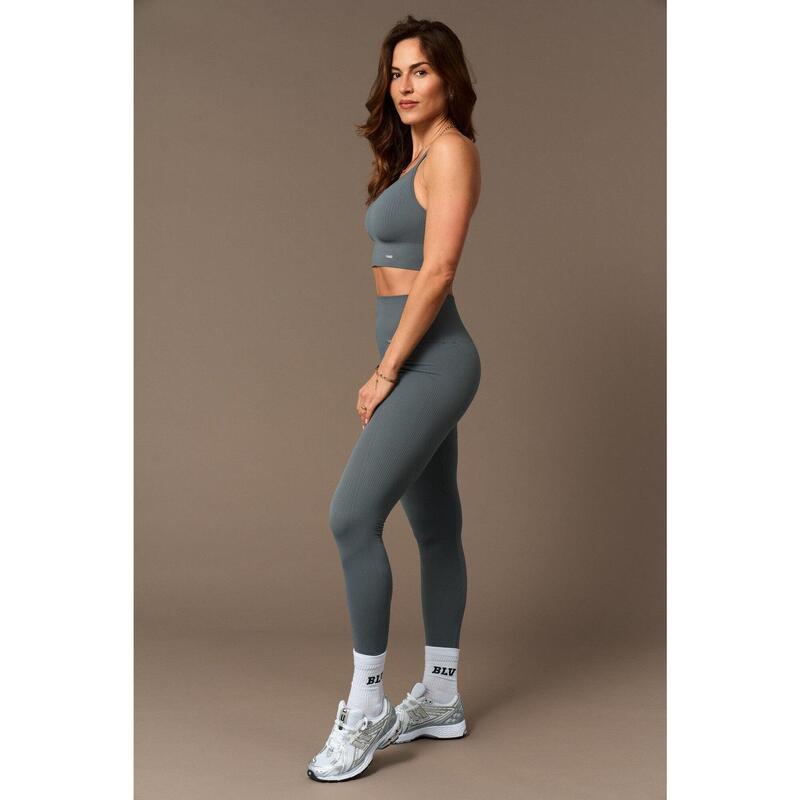 Leggins mujer Legging Flow Grey de BELIEVE ATHLETICS