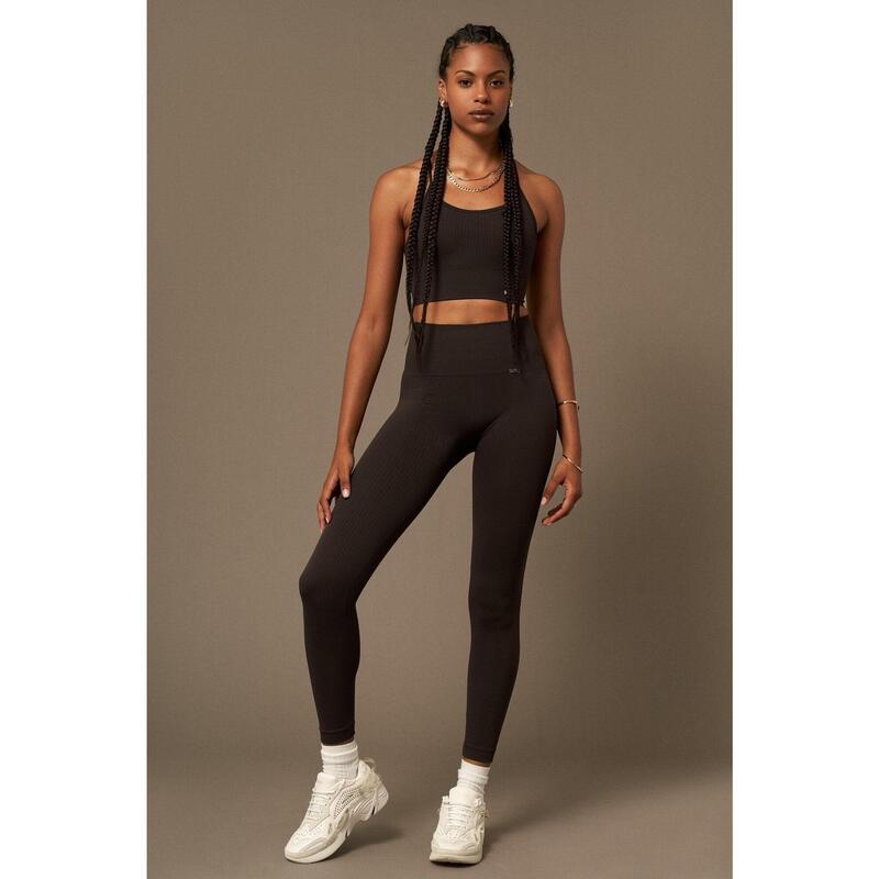 Leggins mujer Legging Flow Espresso de BELIEVE ATHLETICS