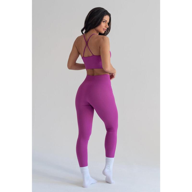 Leggins mujer Legging Flow Pink de BELIEVE ATHLETICS