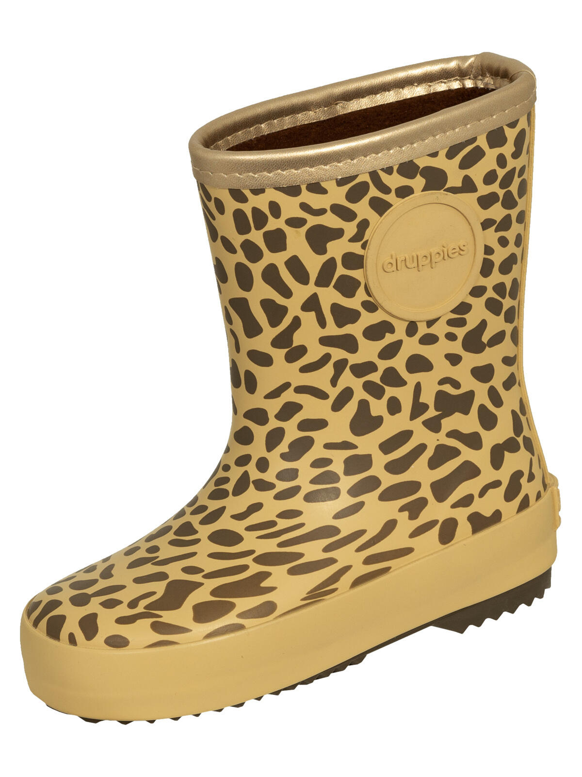 DRUPPIES botas de chuva Botas infantis Druppies com estampa de leopardo 1/7