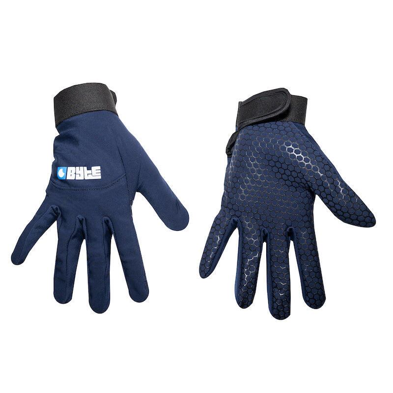 Byte skin hockey gloves navy 1/2