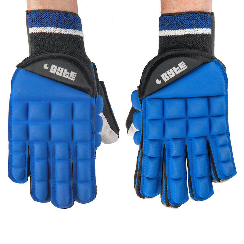 BYTE Byte Club Hockey glove pair blue