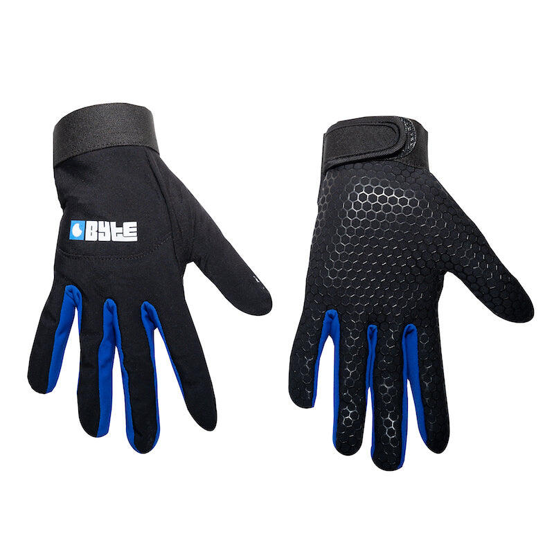 BYTE Byte skin hockey gloves black royal