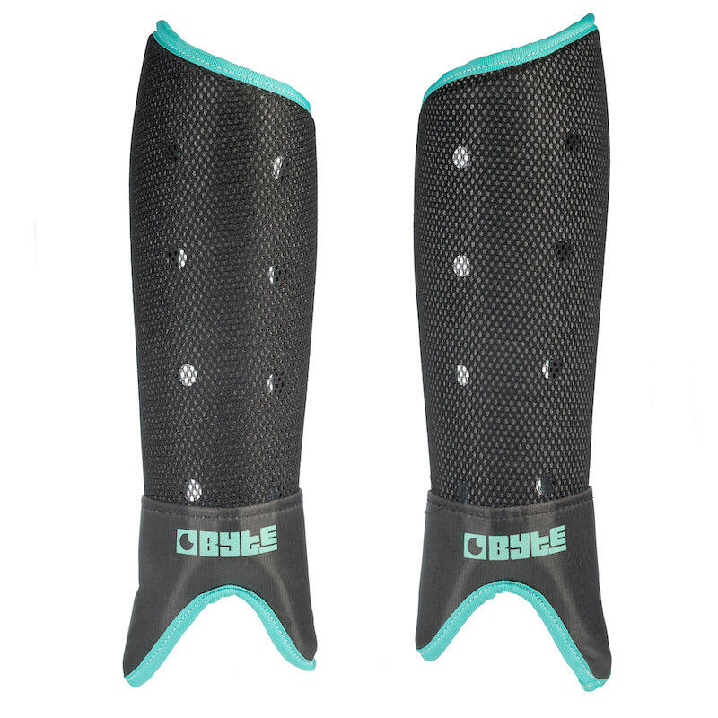 BYTE Byte SX Hockey Shinguards Black Teal