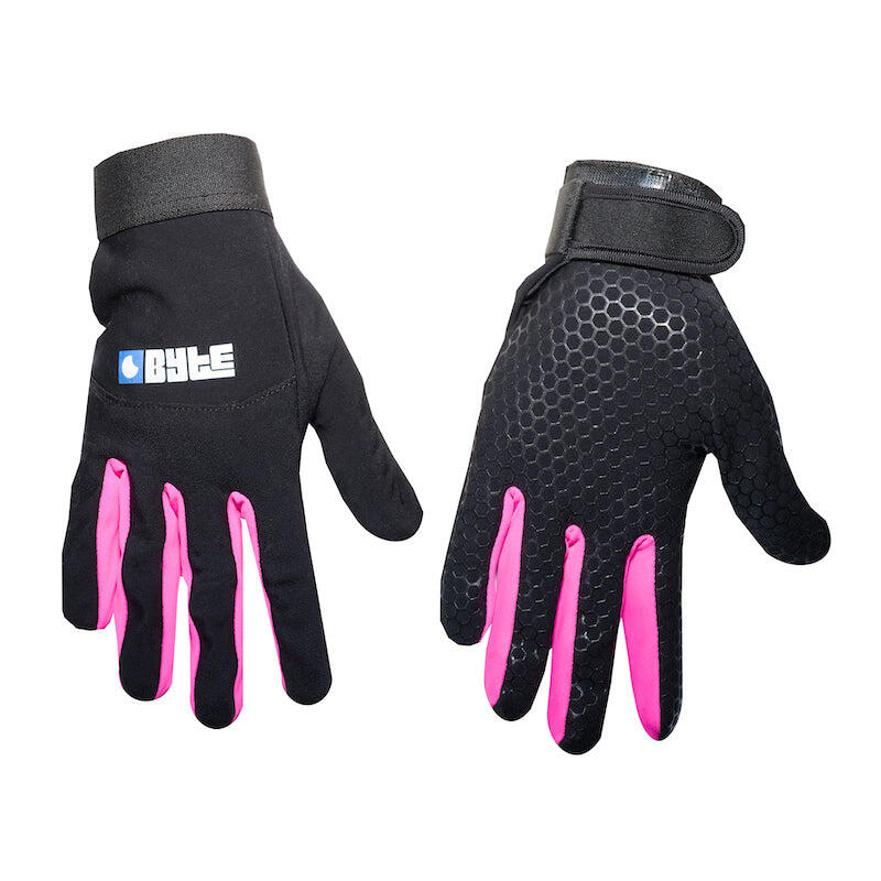 BYTE Byte skin hockey glove black pink