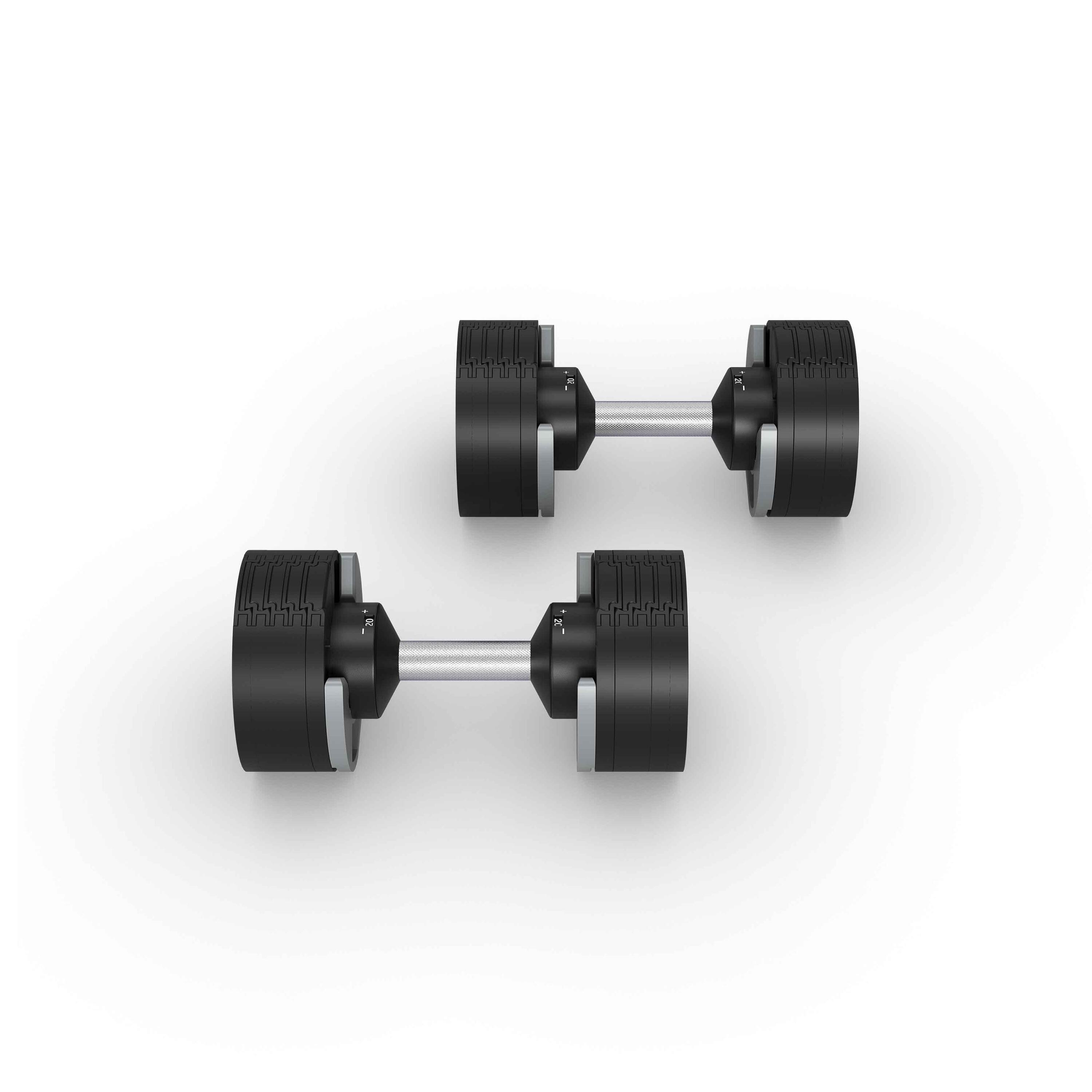 Horizon haltères réglables 4–24 kg – gain de place et entraînement complet 2/7