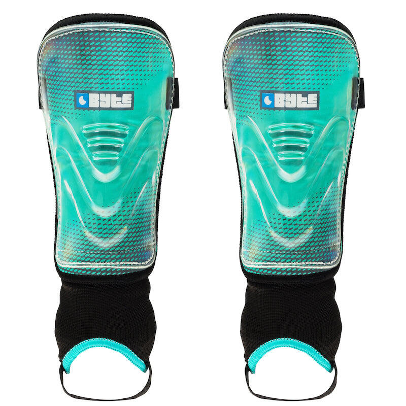 Byte mx junior shinguards teal | Decathlon