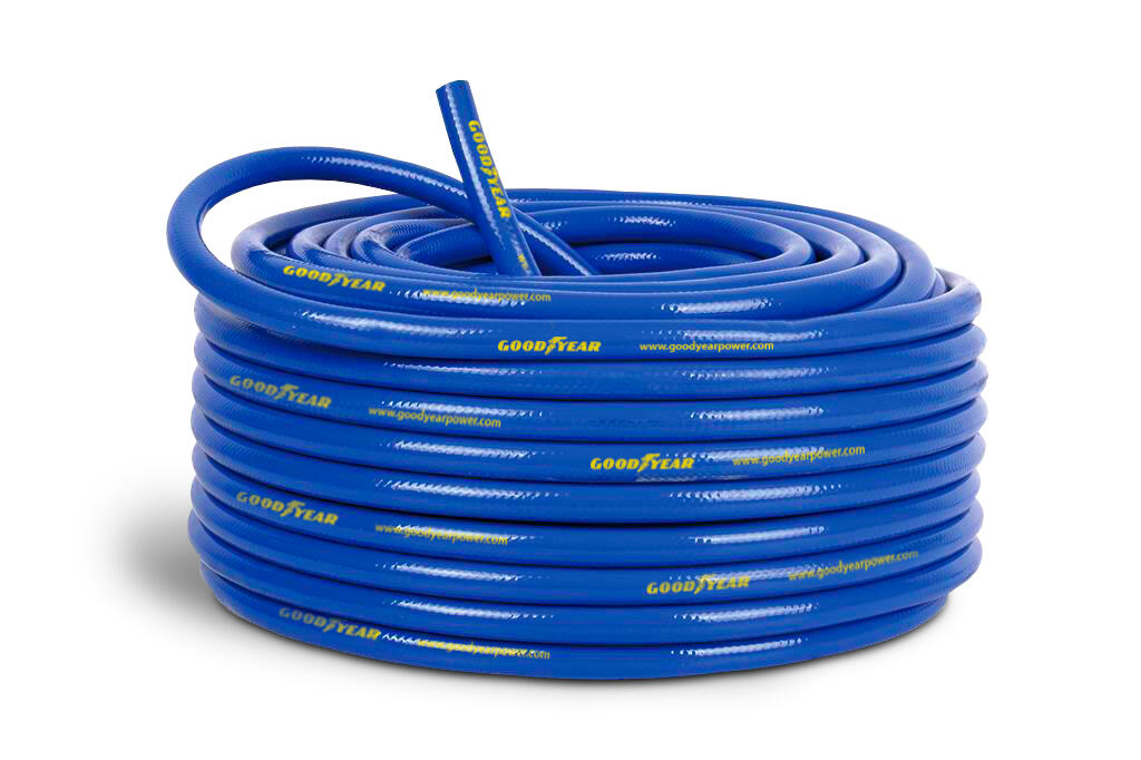 Goodyear - Manguera de jardín con pistola de riego 9 posiciones 3 conectores 3/5