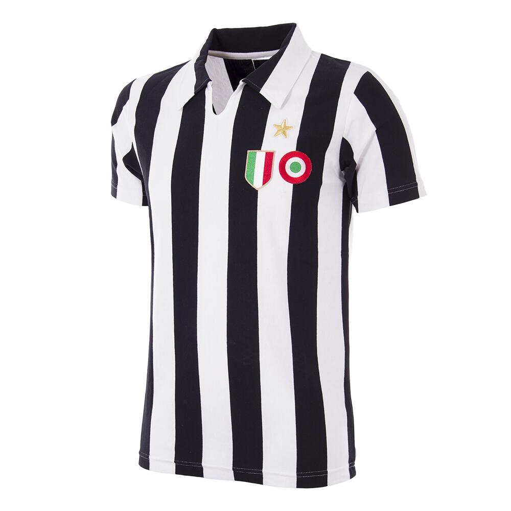 COPA FOOTBALL Retro Voetbalshirt - Heren - Juventus FC 1960 - 61 - Zwart - Wit