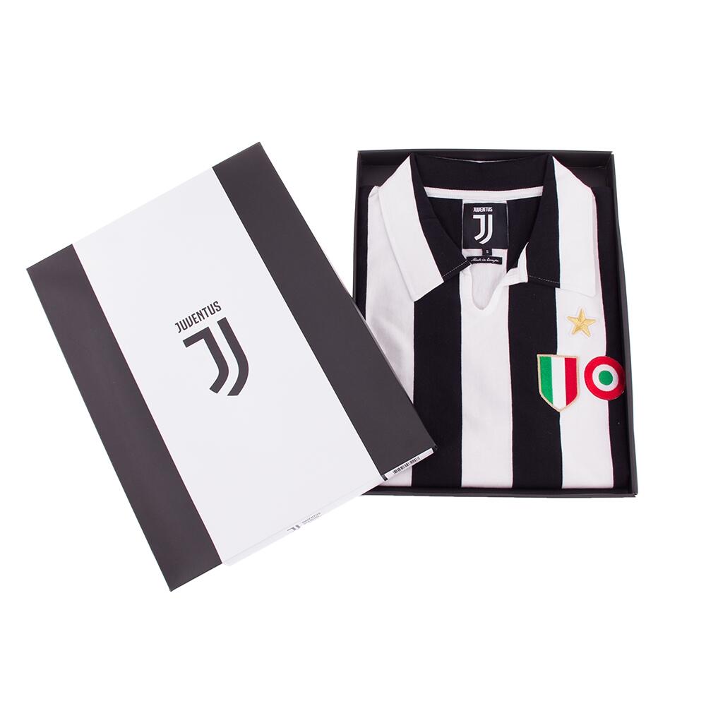 Retro Voetbalshirt - Heren - Juventus FC 1960 - 61 - Zwart - Wit 6/6
