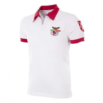 Camiseta de Visitante - Hombre - SL Benfica 1968 - Retro - Blanco