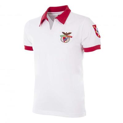 Camiseta de Visitante - Hombre - SL Benfica 1968 - Retro - Blanco