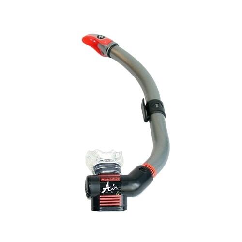 Technisub Schnorchel AIR DRY P.V. mit Ausatemventil blau 2/3
