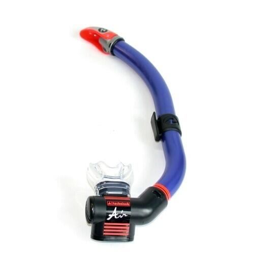 Technisub Schnorchel AIR DRY P.V. mit Ausatemventil blau