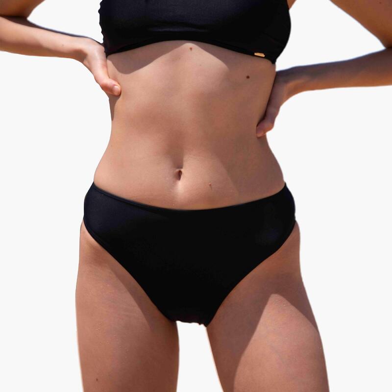 Bas de maillot de bain menstruel culotte mi-haute - Flux léger - NÉRÉE