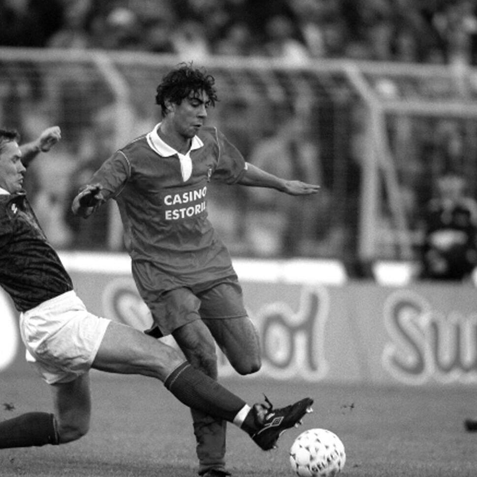 Koszulka piłkarska retro dla dorosłych SL Benfica 1992-93 - Czerwony