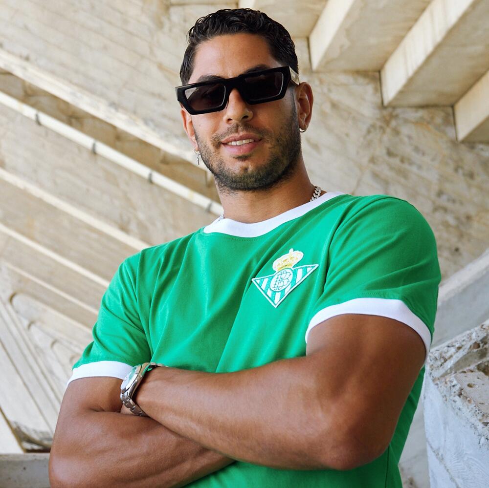 Camiseta de Visitante - Hombre - Real Betis 1970 - Retro - Manga Corta - Verde 2/7