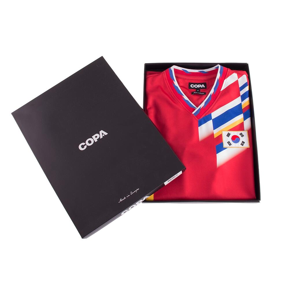 Camiseta de Fútbol - Hombre - Corea del Sur 1994 - Retro - Manga Corta - Rojo 6/7